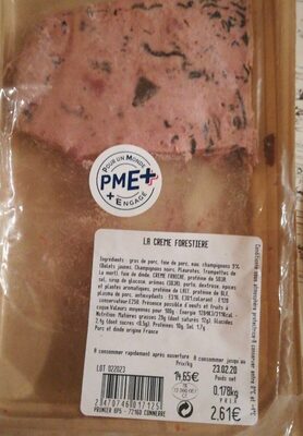 La crème forestiere