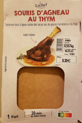 Souris d'Agneau au Thym