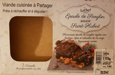 Épaule de Sanglier sauce Saint-Hubert