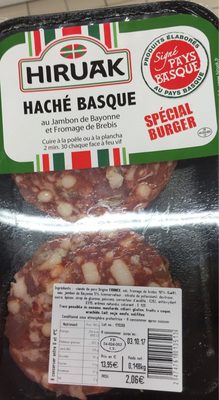 Haché basque front packaging