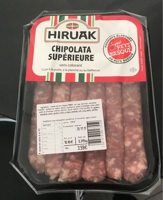 Chipolata superieur front packaging