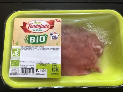 Escalope de veau bio