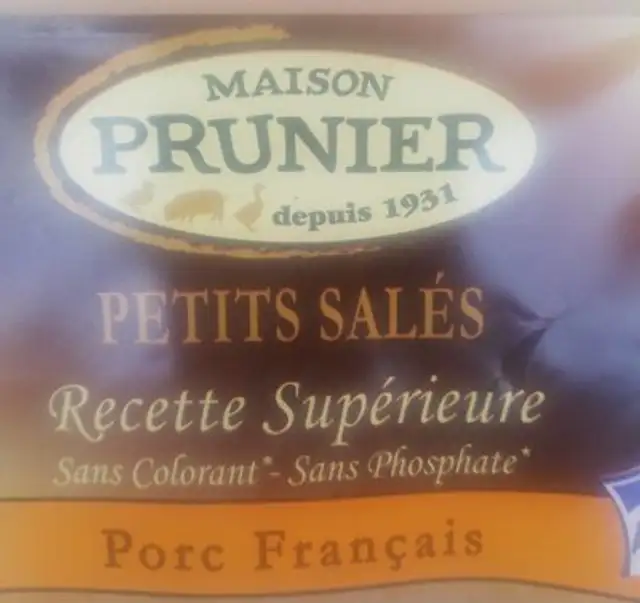 Petits salés front packaging