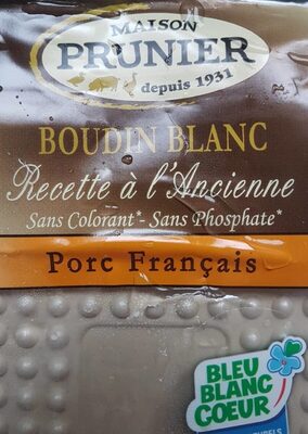 Boudin blanc front packaging