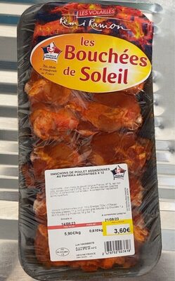 Manchons de poulet assaisonnés au paprika