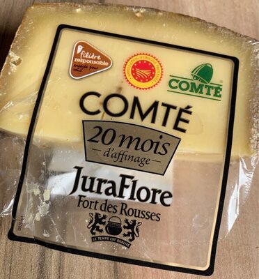 Comté - 20 mois d'affinage. front packaging