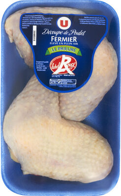 Cuisse de poulet fermier, LE PRIEE, 2 pièces