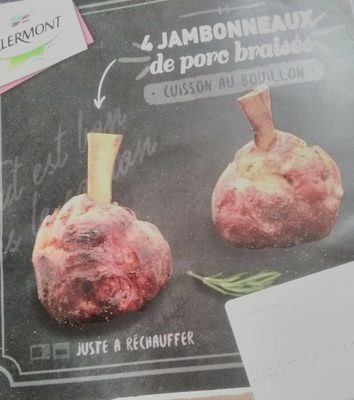 4 jambonneaux de porc braisés front packaging
