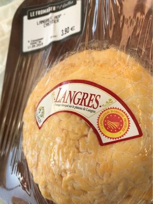 Langres AOP fermier front packaging