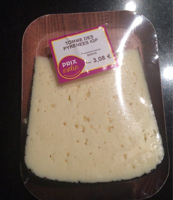 Tomme des pyrenees igp front packaging