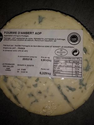 Fourme d'Ambert AOP