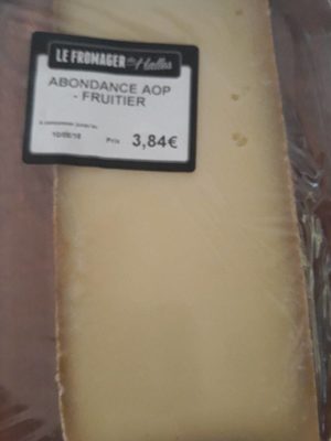 Abondance aop - fruitier