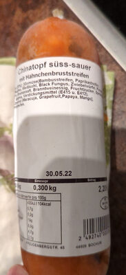 Chinatopf süß sauer front packaging