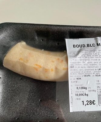 Boudin blanc mandarine