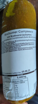 Bochumer Currysauce mit Bratwurst (schärfer)