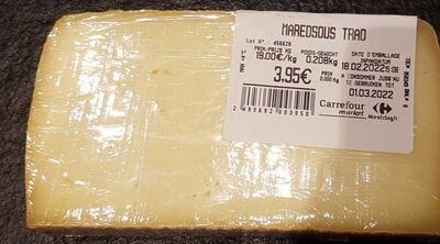 Maredsous tradition front packaging