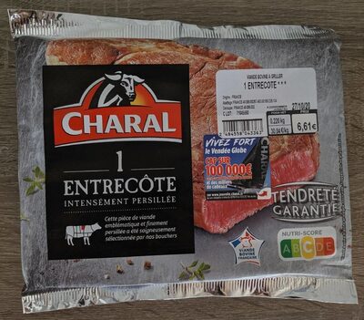 Entrecôte intensément persillée
