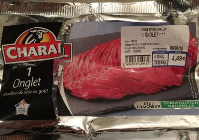 Onglet front packaging