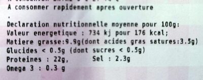 Jambon blanc bio charcuterie cosme nutrition facts table