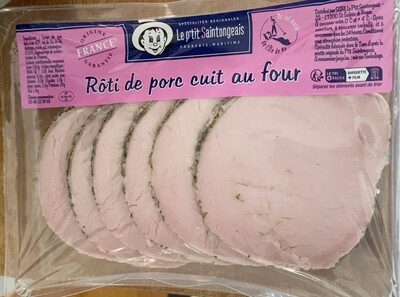 Rôti de porc cuit au four
