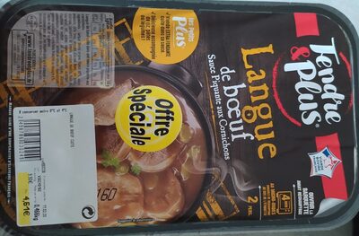 Langue de boeuf sauce piquante aux cornichons