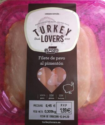 Filete de pavo al pimentón