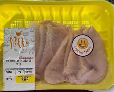 Escalopines de pechuga de pollo