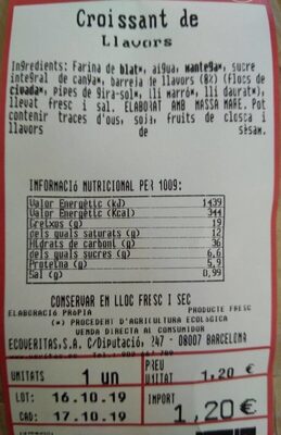 Croissant llavors