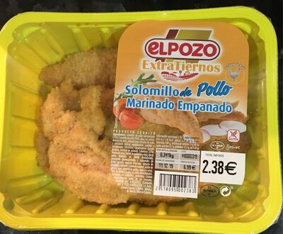 Solomillo de pollo marinado empanado