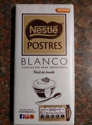 Nestlé postres blanco