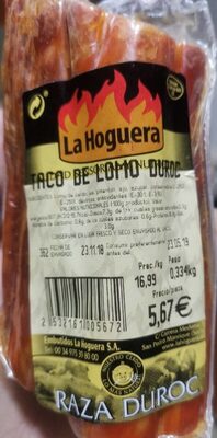 Taco de lomo Duroc