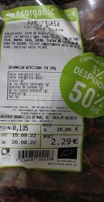 Hamburguesa ternera suave