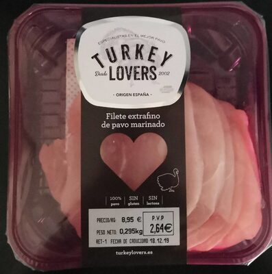 Filete extrafino de pavo marinado