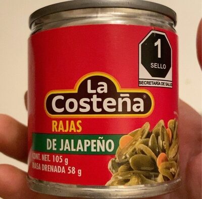 Rajas de jalapeño