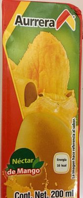 Aurrera Nectar de Mango front packaging