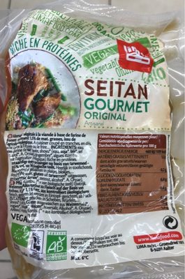 Seitan Gourmet front packaging