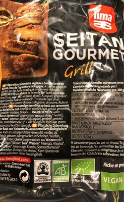 Seitan gourmet grill front packaging