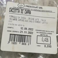 Caciotta di capra