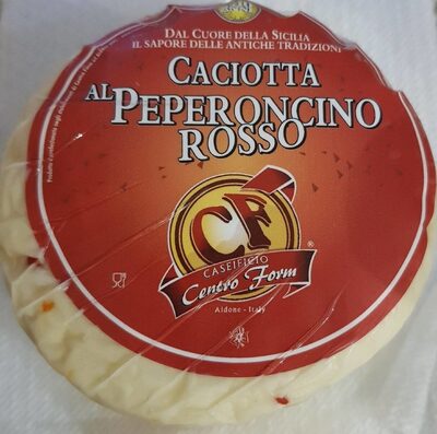 Caciotta al peperoncino rosso front packaging