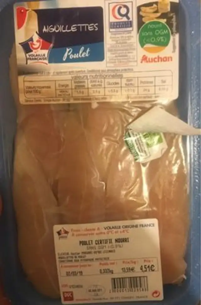 Aiguillettes de poulet