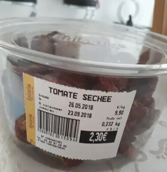 Tomate séchées