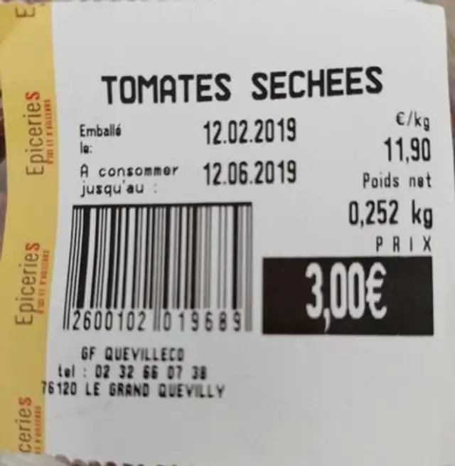Tomates Séchées