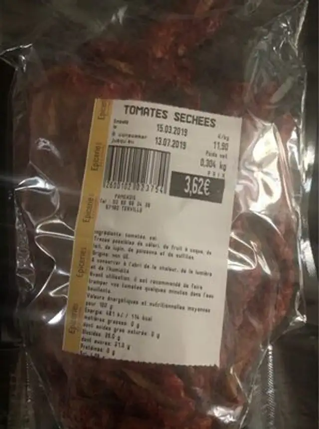 Tomates séchées