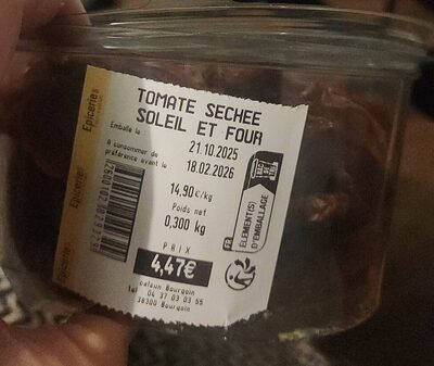 Tomate Sechée Soleil Et Four