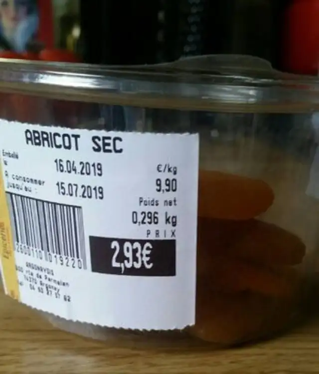 Abricots secs