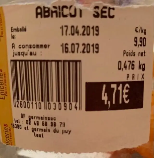 Abricot sec