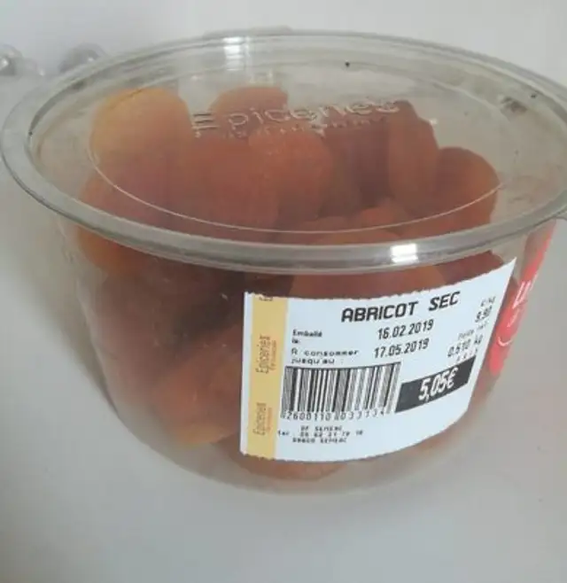 Abricots sec