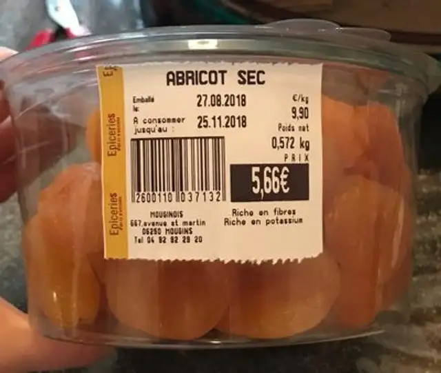 Abricot sec
