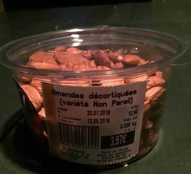 Amandes décortiquées