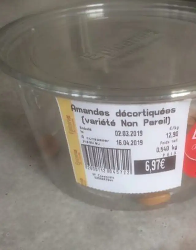 Amendes decortiques